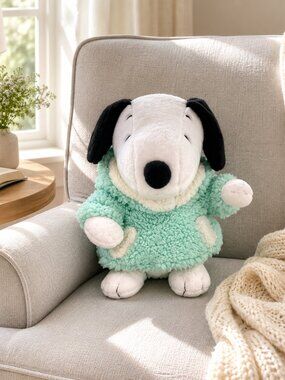 NWT Peanuts Snoopy Winter Sherpa Jacket Plushie CVS